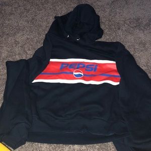 Cropped Pepsi hoodie